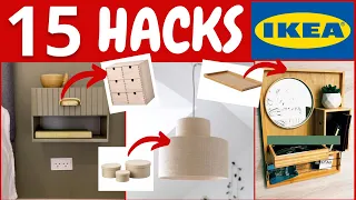IKEA  15 GENIALES IDEAS  PARA DECORAR  CON POCO DINERO😉  LAS MEJORES  DIY| GENIUS HACKS#ikeahack