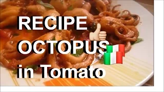 Octopus RECIPE Drowns OCTOPUS in Tomato Italian Food Polipetti Affogati #italian #food #italianfood