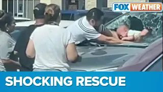 Texas Dad Rescues Baby Locked In Hot Car