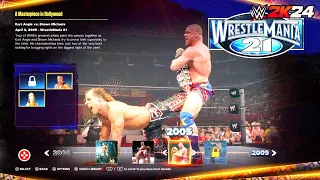 WWE 2K24 Showcase - Kurt Angle vs. "HBK" Shawn Michaels | WrestleMania 21