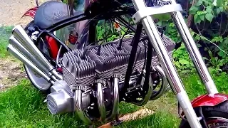 😲 Мотоциклы JAWA - Кастом (6 Цилиндров ) 👏!