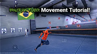 Tutorial on Brazilian🇧🇷 player new movement ⚡❄️  ||Dorje ff