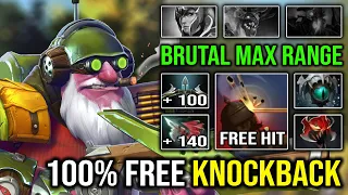 100% FREE HIT Knockback Brutal Max Range Sniper EZ 22Min GG with Madness Skadi Slow Dota 2