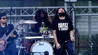 Trainwreck live at Bangalore Open Air 2019 || The Metal Stage