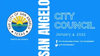 San Angelo City Council 1-4-22
