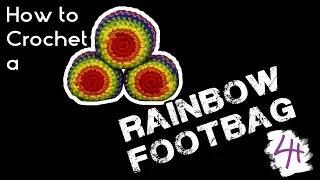 How to Crochet a Rainbow Footbag DIY Tutorial