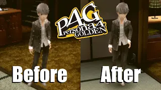 Persona 4 Golden on PC Graphics (Low vs. High)