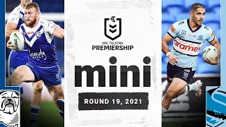 Thompson huge but Sharks have too much strike | Bulldogs v Sharks Match Mini | Round 19, 2021 | NRL