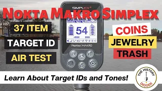 Nokta Makro Simplex - Target ID Air Test