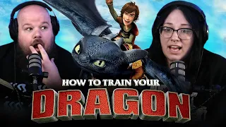 HOW TO TRAIN YOUR DRAGON (2010) | MOVIE REACTION *First Time Watching*  | We Are Obsessed!