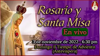 ⛪ Rosario y Santa Misa ⚜ Sábado 3 de diciembre 6:30 PM | Caballeros de la Virgen