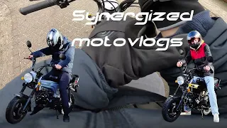 What it's like driving a scooter in Belguim (Skyteam bluroc heritage dax 50cc cruising) Part 1