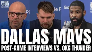 Luka Doncic, Kyrie Irving & Jason Kidd React to Dallas Mavs GM1 Loss vs. OKC Thunder | Post-Game