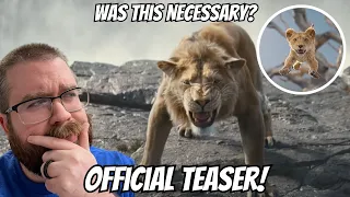 Mufasa: The Lion King Official Teaser Reaction!