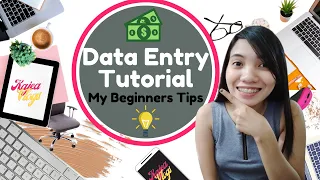 DATA ENTRY TUTORIAL - My beginners TIPS and TRICKS