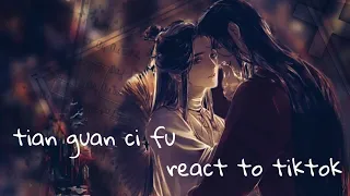 Heaven Official's Blessing (Tian Guan Ci Fu) react to TikTok {1/?} [rus/eng]