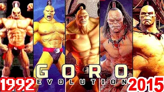 Evolution of Goro in Mortal Kombat Games ( 1992-2015 )