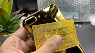 iPhone 7plus Restore to 24k Gold...|ASMR Videos|