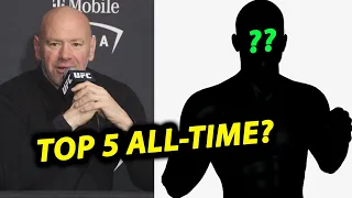 Dana White reveals his Top 5 UFC fighters of all time