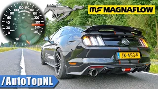 FORD MUSTANG EcoBoost 317HP 0-230 Magnaflow Exhaust SOUND & POV by AutoTopNL