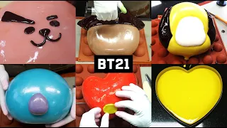 BTS BT21 candy figure making video collection / 방탄소년단 BT21 설탕캐릭터 제작모음!!