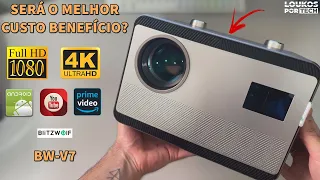 SERIA ESSE O MELHOR PROJETOR FULL HD CUSTO BENEFÍCIO 2024? BLITZWOLF BW-V7