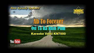 Ab To Forever OST Ta Ra Rum Pum (Karaoke/Lyrics/No Vocal) | Version BKK_KN7000