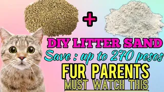 DIY LITTER SAND FOR CATS | LOW COST | TIPS HOW TO MAKE YOUR OWN LITTER SAND FOR YOUR CATS: TAGALOG