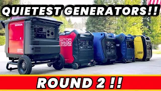 QUIETEST INVERTER GENERATORS  Tested!!