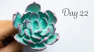 Succulent | Day 22 | 30 Days of Sugar Flowers