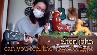 Can You Feel The Love Tonight - Elton John - fingerstyle guitar - 愛を感じて ギター ソロギター ライオンキング Lion king