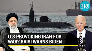 Iran forces U.S. Navy submarine to surface in Persian Gulf after 'trouble in waters'; Biden denies