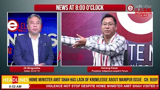 Consensus policy  needed to live or work together in the hills:Ashang Kasar, President,IPF//Elite TV