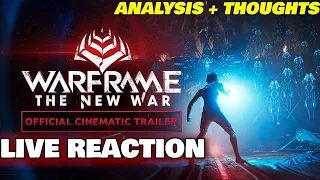 Warframe New War Trailer Blind Reaction (Thoughts & Analysis)