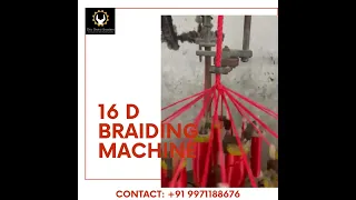 16D Braiding Machine #machinery #machinemanufacturer #braiding #spareparts #machinemanufacturing