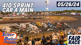 410 Sprint Car Silver Dollar Speedway Fair Race A Main - May 26, 2024