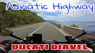 Ducati Diavel Carbon //Jadranska magistrala - Adriatic Highway// 27.4.2023