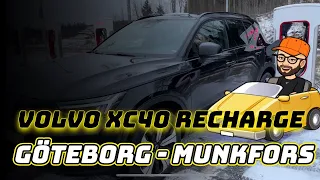 Volvo XC40 Recharge 2023 - Resa från Göteborg till Munkfors, Sverige