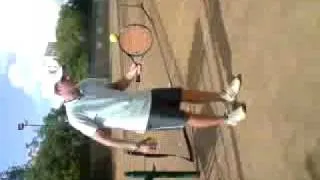 crazy tennis ball skill