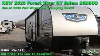 Zoomers RV | NEW 2020 Forest River RV Salem 26DBUD (Zoomers Stock #2820)
