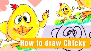 Where's Chicky ? Funny Chicky 2023 I The Drawing DoDraw Sumit I Cartoon in English for kids