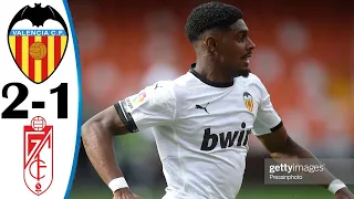 Valencia vs Granada 2-1 All Goals & Highlights 21/03/2021