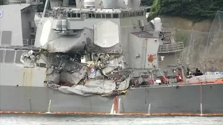 Questions raised in USS Fitzgerald collision that left 7 dead