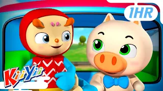 Choo Choo Train + More | Best of KiiYii Songs | ABC and 123 | Nursery Rhymes & Kids Songs