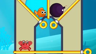 Fish Love New Gameplay Walkthrough All Level - Pull The Pin Save The Fish Game