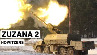 Zuzana 2: Ukrainian self-propelled howitzers used to destroy Russian targets!