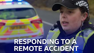 The Police Rush to A Road Accident on Harris | Highland Cops | BBC Scotland