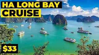 I Tried HA LONG BAY's Cheapest Cruise for $33 !!!