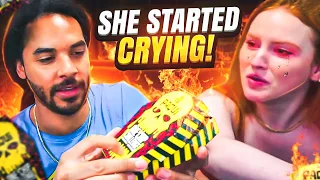 I Convinced My GF To Eat the Worlds Hottest Chip!