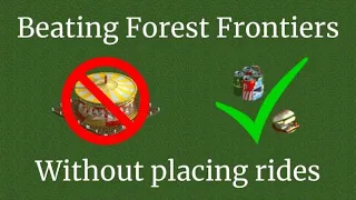 RCT2 - Beating Forest Frontiers without placing any rides